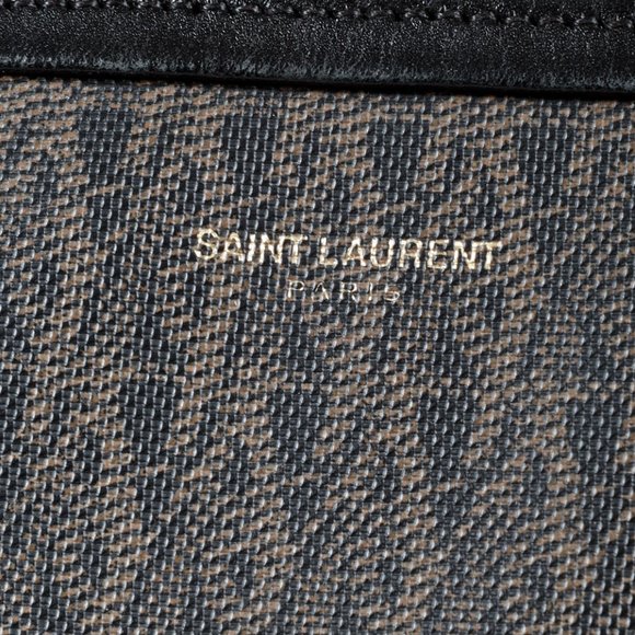 Saint Laurent Monogram Coated Canvas Large Shopper Tote - Picture 9 of 15